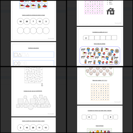 Cuadernillo Cognitivo Niños